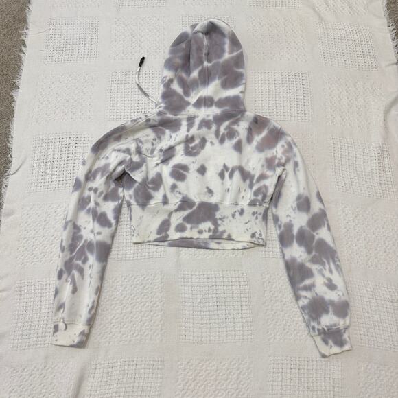 Misguided x Playboy bunny 10 Tie Dye cropped hoodie SP 2892 - Picture 8 of 11